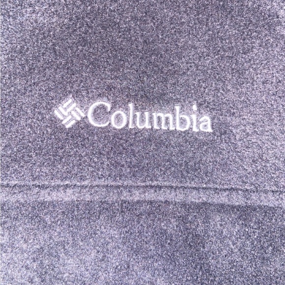 Columbia Zip Fleece Jacket black size medium - Picture 3 of 4